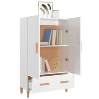 Thumbnail for Highboard Hochglanz-Weiß 70x31x115 cm Holzwerkstoff