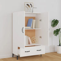 Thumbnail for Highboard Weiß 70x31x115 cm Holzwerkstoff