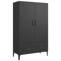 Thumbnail for Highboard Schwarz 70x31x115 cm Holzwerkstoff
