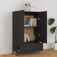 Thumbnail for Highboard Schwarz 70x31x115 cm Holzwerkstoff
