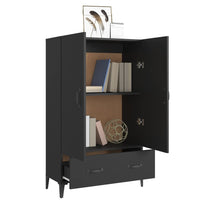 Thumbnail for Highboard Schwarz 70x31x115 cm Holzwerkstoff