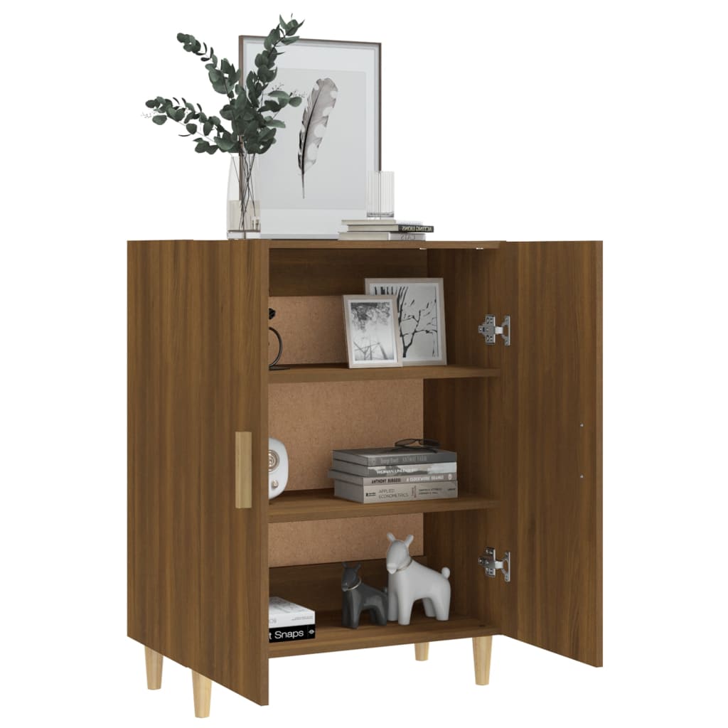 Sideboard Braun Eichen-Optik 70x34x90 cm Holzwerkstoff