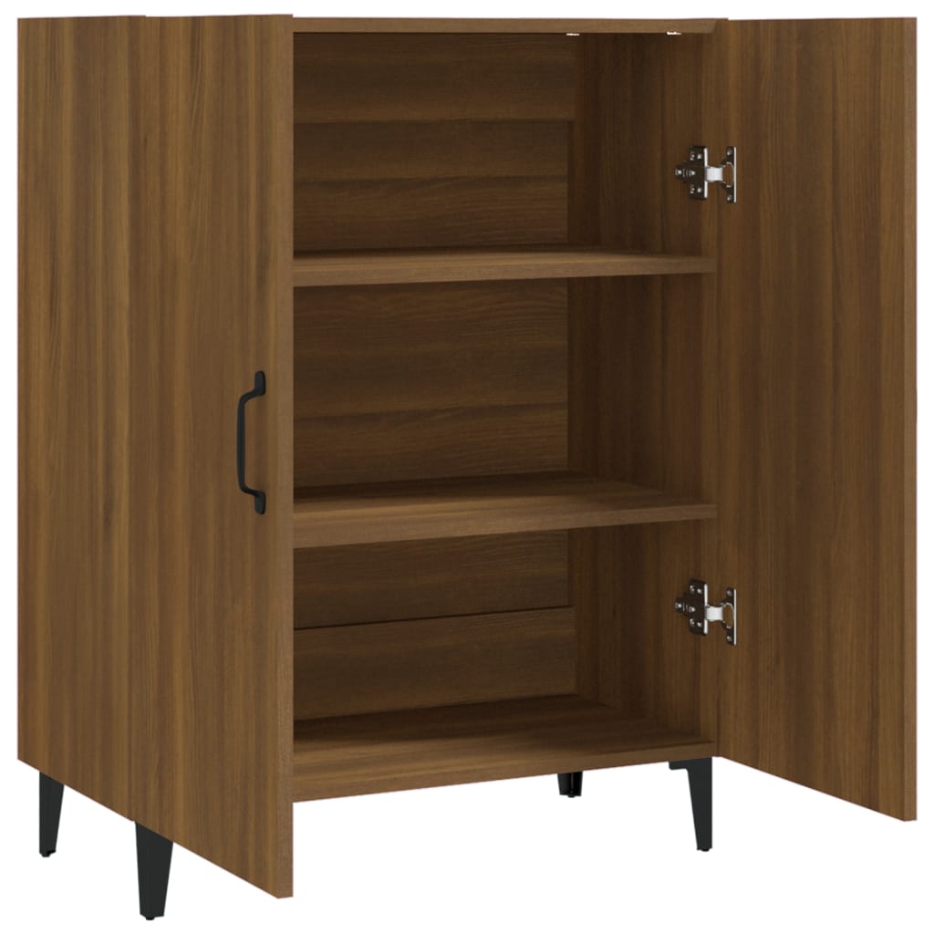 Sideboard Braun Eichen-Optik 70x34x90 cm Holzwerkstoff
