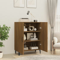 Thumbnail for Sideboard Braun Eichen-Optik 70x34x90 cm Holzwerkstoff