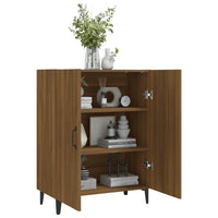 Thumbnail for Sideboard Braun Eichen-Optik 70x34x90 cm Holzwerkstoff
