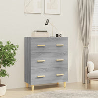 Thumbnail for Sideboard Grau Sonoma 70x34x90 cm Holzwerkstoff