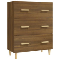 Thumbnail for Sideboard Braun Eichen-Optik 70x34x90 cm Holzwerkstoff
