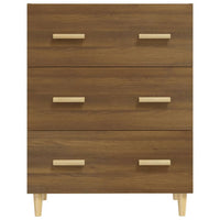 Thumbnail for Sideboard Braun Eichen-Optik 70x34x90 cm Holzwerkstoff