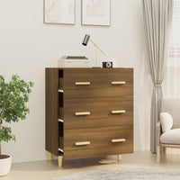 Thumbnail for Sideboard Braun Eichen-Optik 70x34x90 cm Holzwerkstoff