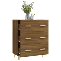Thumbnail for Sideboard Braun Eichen-Optik 70x34x90 cm Holzwerkstoff