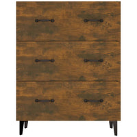 Thumbnail for Sideboard Räuchereiche 69,5x34x90 cm Holzwerkstoff