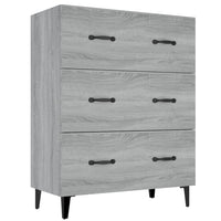 Thumbnail for Sideboard Grau Sonoma 69,5x34x90 cm Holzwerkstoff