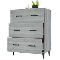Thumbnail for Sideboard Grau Sonoma 69,5x34x90 cm Holzwerkstoff