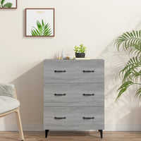 Thumbnail for Sideboard Grau Sonoma 69,5x34x90 cm Holzwerkstoff