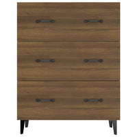 Thumbnail for Sideboard Braun Eichen-Optik 69,5x34x90 cm Holzwerkstoff