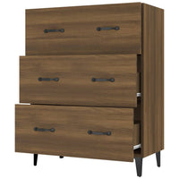 Thumbnail for Sideboard Braun Eichen-Optik 69,5x34x90 cm Holzwerkstoff