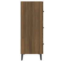 Thumbnail for Sideboard Braun Eichen-Optik 69,5x34x90 cm Holzwerkstoff