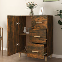 Thumbnail for Sideboard Räuchereiche 69,5x34x90 cm Holzwerkstoff