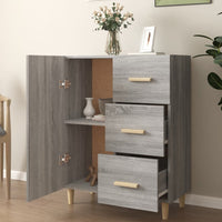 Thumbnail for Sideboard Grau Sonoma 69,5x34x90 cm Holzwerkstoff