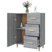 Thumbnail for Sideboard Grau Sonoma 69,5x34x90 cm Holzwerkstoff