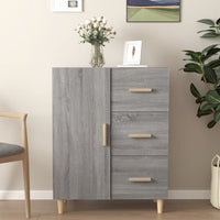 Thumbnail for Sideboard Grau Sonoma 69,5x34x90 cm Holzwerkstoff