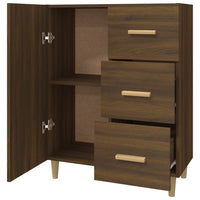 Thumbnail for Sideboard Braun Eichen-Optik 69,5x34x90 cm Holzwerkstoff