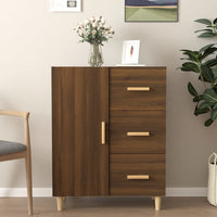 Thumbnail for Sideboard Braun Eichen-Optik 69,5x34x90 cm Holzwerkstoff