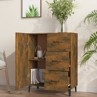 Thumbnail for Sideboard Räuchereiche 69,5x34x90 cm Holzwerkstoff
