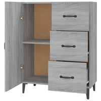 Thumbnail for Sideboard Grau Sonoma 69,5x34x90 cm Holzwerkstoff