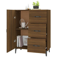 Thumbnail for Sideboard Braun Eichen-Optik 69,5x34x90 cm Holzwerkstoff