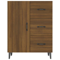 Thumbnail for Sideboard Braun Eichen-Optik 69,5x34x90 cm Holzwerkstoff