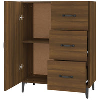 Thumbnail for Sideboard Braun Eichen-Optik 69,5x34x90 cm Holzwerkstoff