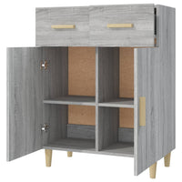Thumbnail for Sideboard Grau Sonoma 69,5x34x89 cm Holzwerkstoff