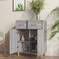 Thumbnail for Sideboard Grau Sonoma 69,5x34x89 cm Holzwerkstoff