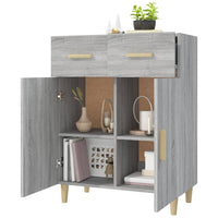 Thumbnail for Sideboard Grau Sonoma 69,5x34x89 cm Holzwerkstoff