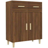 Thumbnail for Sideboard Braun Eichen-Optik 69,5x34x89 cm Holzwerkstoff