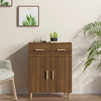 Thumbnail for Sideboard Braun Eichen-Optik 69,5x34x89 cm Holzwerkstoff
