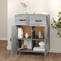 Thumbnail for Sideboard Grau Sonoma 69,5x34x90 cm Holzwerkstoff