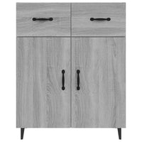 Thumbnail for Sideboard Grau Sonoma 69,5x34x90 cm Holzwerkstoff