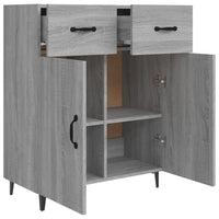Thumbnail for Sideboard Grau Sonoma 69,5x34x90 cm Holzwerkstoff