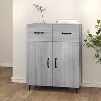 Thumbnail for Sideboard Grau Sonoma 69,5x34x90 cm Holzwerkstoff