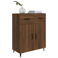Thumbnail for Sideboard Braun Eichen-Optik 69,5x34x90 cm Holzwerkstoff