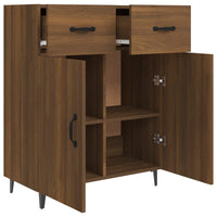 Thumbnail for Sideboard Braun Eichen-Optik 69,5x34x90 cm Holzwerkstoff