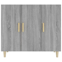 Thumbnail for Sideboard Grau Sonoma 90x34x80 cm Holzwerkstoff