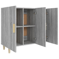Thumbnail for Sideboard Grau Sonoma 90x34x80 cm Holzwerkstoff