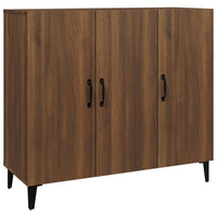 Thumbnail for Sideboard Braun Eichen-Optik 90x34x80 cm Holzwerkstoff