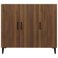 Thumbnail for Sideboard Braun Eichen-Optik 90x34x80 cm Holzwerkstoff