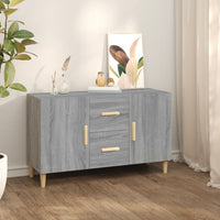 Thumbnail for Sideboard Grau Sonoma 100x36x60 cm Holzwerkstoff