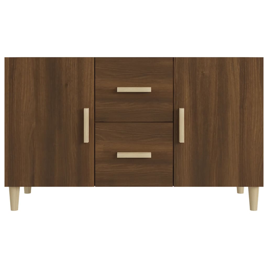 Sideboard Braun Eichen-Optik 100x36x60 cm Holzwerkstoff