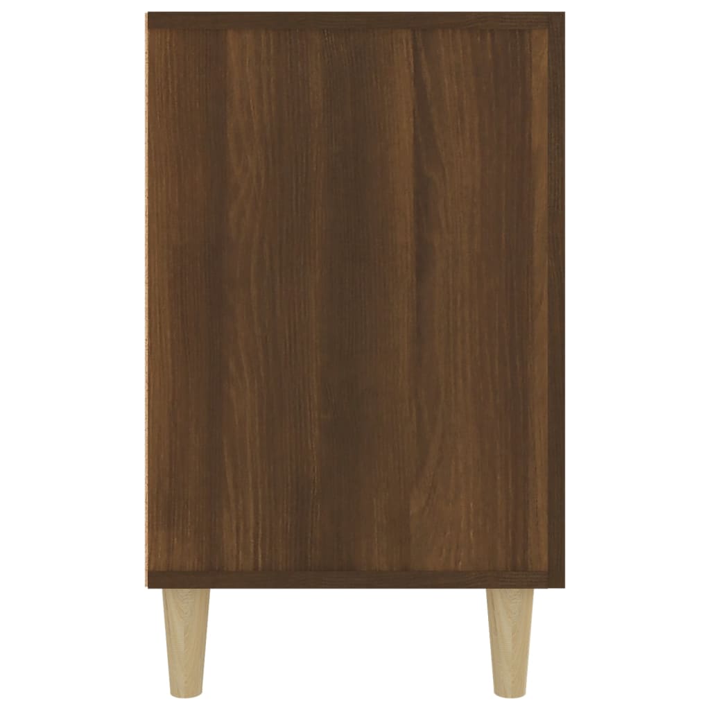 Sideboard Braun Eichen-Optik 100x36x60 cm Holzwerkstoff